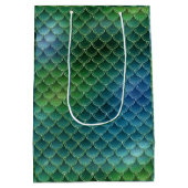 Sac Cadeau Moyen Échelle Ombre Mermaid (Dos)