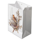 Sac Cadeau Moyen Écirage de cèdre Audubon Songbirds à Juniper (Devant Angle)