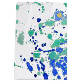 Sac Cadeau Moyen Éclaboussures de peinture d'aquarelle (Dos)