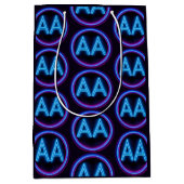 Sac Cadeau Moyen Éclairages du néon de récupération (Devant)