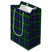 Sac Cadeau Moyen écossais Campbell Family Tartan Motif (Devant Angle)