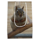 Sac Cadeau Moyen Écureuil mûr à la branche (Dos)