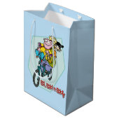 Sac Cadeau Moyen Ed, Edd, n Eddy sur un vélo (Dos Angle)