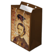 Sac Cadeau Moyen Edgar Allan Poe Quoth Raven plus jamais (Dos Angle)