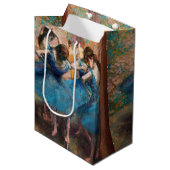 Sac Cadeau Moyen Edgar Degas - Danseurs en bleu (Devant Angle)