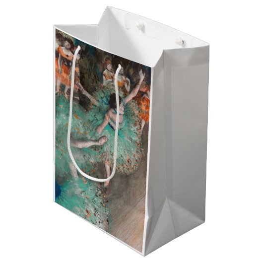 Sac Cadeau Moyen Edgar Degas - Swaying Dancer / Danseuse en vert (Devant Angle)
