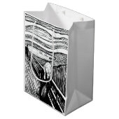 Sac Cadeau Moyen Edvard Munch - La lithographie de cri (Devant Angle)