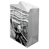 Sac Cadeau Moyen Edvard Munch - La lithographie de cri (Dos Angle)