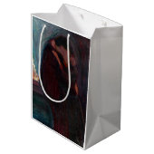 Sac Cadeau Moyen Edvard Munch - Le baiser (Dos Angle)