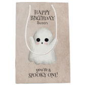 Sac Cadeau Moyen Éffrayant One Kawaii Ghost Halloween Anniversaire (Devant)