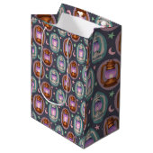 Sac Cadeau Moyen Eid & Ramadan Lanterns Seamless Pattern with Moon (Devant Angle)