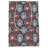 Sac Cadeau Moyen Eid & Ramadan Lanterns Seamless Pattern with Moon (Devant)
