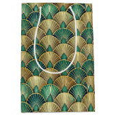 Sac Cadeau Moyen Elegant Art Deco tiled pattern  (Devant)