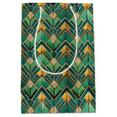 Sac Cadeau Moyen Elegant Art Deco tiled pattern  (Devant)