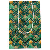 Sac Cadeau Moyen Elegant Art Deco tiled pattern  (Dos)