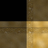 Sac Cadeau Moyen Elegant Black Gold Gift Bag Name Printed