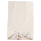 Sac Cadeau Moyen Elégant Boho Pampas Grass Mariage moderne (Dos)