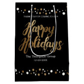 Sac Cadeau Moyen "Elégant Celebration" - Fête d'entreprise (Dos)