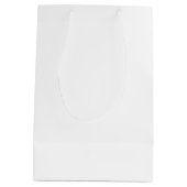 Sac Cadeau Moyen Elegant Modern Black & White Wedding Welcome (Dos)