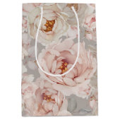 Sac Cadeau Moyen Elegant Peony (Devant)