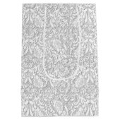 Sac Cadeau Moyen Elégante dentelle blanche (Dos)