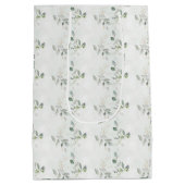 Sac Cadeau Moyen Elégante verdure d'Eucalyptus (Dos)