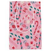 Sac Cadeau Moyen Elf Holiday Candy Motif (Devant)