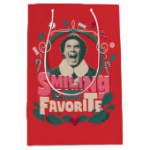 Sac Cadeau Moyen Elfe - Sourire est mon préféré (Devant)