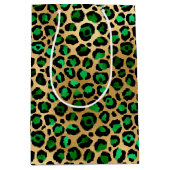 Sac Cadeau Moyen Emerald et Gold Safari Series Design 8 (Devant)