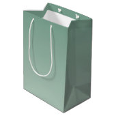 Sac Cadeau Moyen Emerald Green Ombre (Dos Angle)