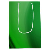 Sac Cadeau Moyen Émeraude À Deux Tons (Dos)