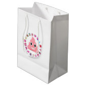 Sac Cadeau Moyen emoji de dunette (Dos Angle)