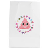 Sac Cadeau Moyen emoji de dunette (Dos)