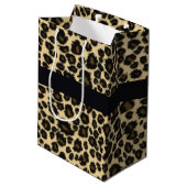 Sac Cadeau Moyen Empreinte de léopard (Dos Angle)