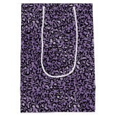 Sac Cadeau Moyen Empreinte de léopard pourpre (Dos)