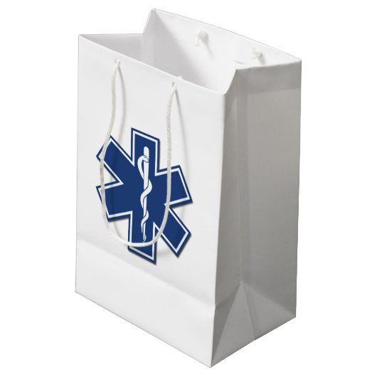 Sac Cadeau Moyen EMT Star of Life   (Dos Angle)