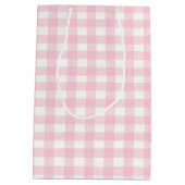 Sac Cadeau Moyen En vichy rose 1 (Dos)