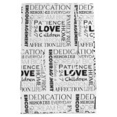 Sac Cadeau Moyen Encourager le collage de mots (Dos)