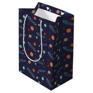 Sac Cadeau Moyen Enfants Planètes Système Solaire Galaxy Étoiles Ét