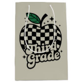 Sac Cadeau Moyen Enseignant 3e année Retour à l'école (Devant)