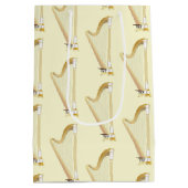 Sac Cadeau Moyen Enseignant de musique de harpe (Dos)