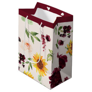Sac Cadeau Moyen Enterrement de vie de jeune fille Tournesols d'aut