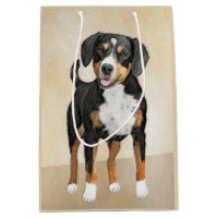 Entlebucher Mountain Dog Peinture - Art original