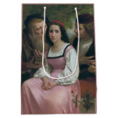 Sac Cadeau Moyen Entre richesse et amour (par Bouguereau) (Dos)