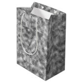 Sac Cadeau Moyen Épersion d'argent (Dos Angle)