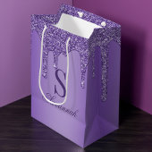 Sac Cadeau Moyen Épersion de Parties scintillant violet Lecteurs Mo