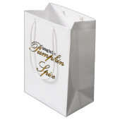 Sac Cadeau Moyen Épice citrouille (Dos Angle)