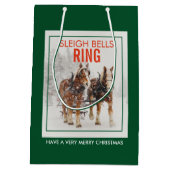 Sac Cadeau Moyen Équipe de Belgique de sleigh Bells Ring (Dos)