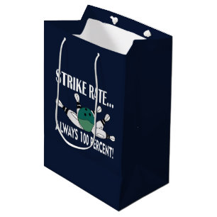 Sac Cadeau Moyen Équipe de frappe de boule de quille de bowling
