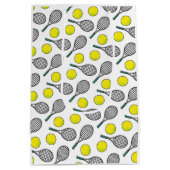 Sac Cadeau Moyen Équipe INITIALS de l'école de sport de raquette de (Dos)